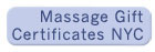 Massage Gift Certificate NYC